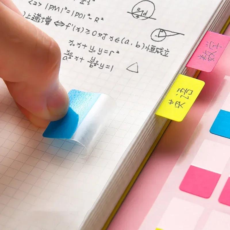 30/60/120pcs Index Stickers Writable Sticky Notes Classification Label Tags Marker Paper for Notebook Agenda Planner Index Flags