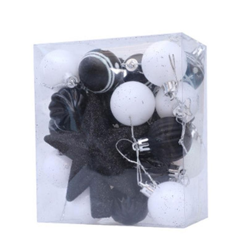 31Pcs Christmas Baubles Ornament Shatterproof Decorative Baubles For Christmas Tree Wedding Winter Festival Celebration