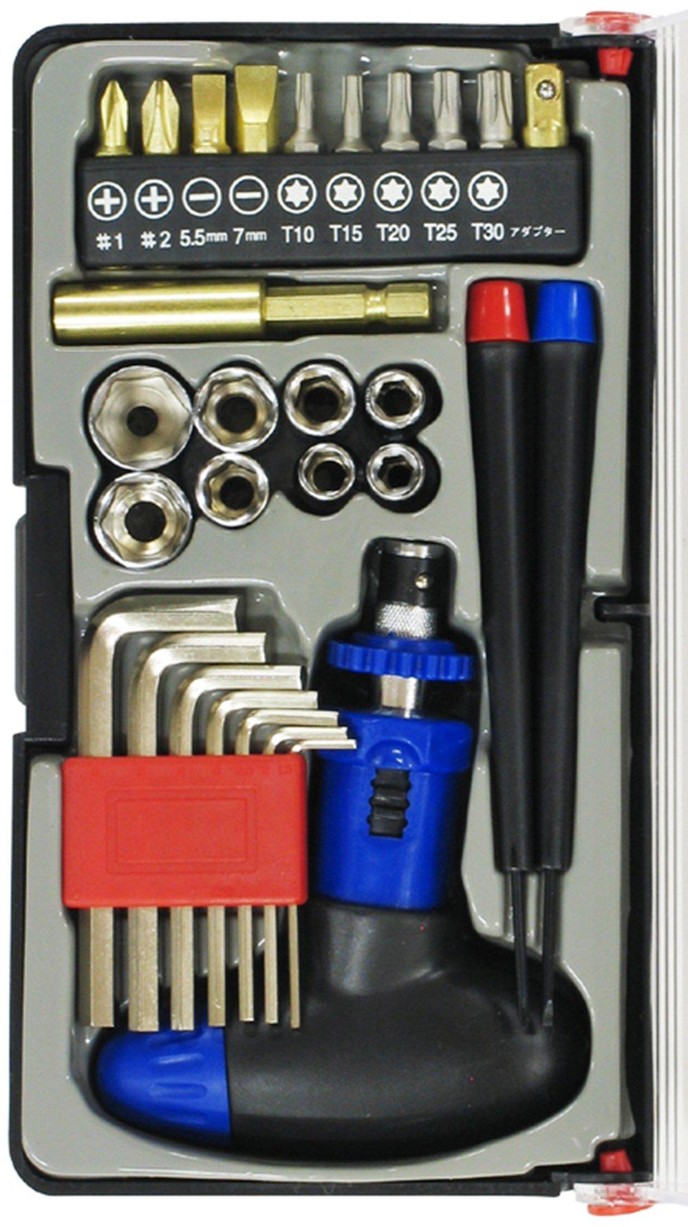 

PAOCK SSPOWER Ratchet Driver Set 29-Piece RDK-29