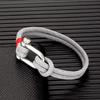 Männer Doppel Strang Armband Frauen Schäkel Seil Armbänder Outdoor Survival Armreif