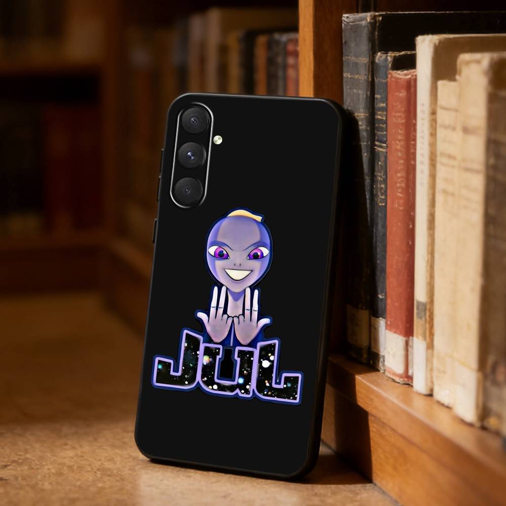 H-Hots Juls Rapper Logo Phone Case For Samsung S26,S25,S24,S23,S22,S21,Plus,Fe,Lite,Others Black Cover