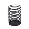 Iron Wire Decompression Pen Holder - Retractable Metal Spring Round Office Organizer