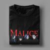 MALICE MIZER Baumwoll-T-Shirt für Herren Beach Voyage Tour Band Streetwear T-Shirts O-Ausschnitt Harajuku Tees Übergroße Muster Tops