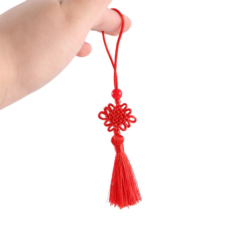 Home Decor DIY Craft Chinese Knot Silk Tassel Pendant Curtain Charms Tassel Chinese Knot Pendant