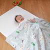 Moomin Made In Nursing Lap 100x100cm Multi-Gauze Blanket, Japan, Double-Ply Gauze, Swaddle, Cover, Blanket, (Gray)
