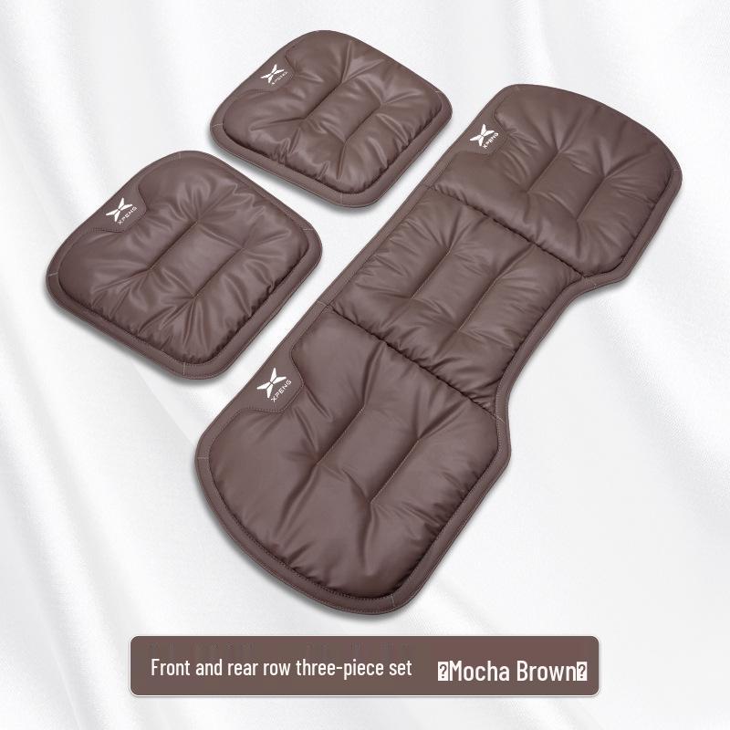 Xiaopeng G3i/G9/P5/P7 Four-Season Seat Cushion: Stain-Resistant Leather Interior, Single-Piece Three-Set