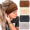15Cm Cross Yoga Sports Headband Solid Color Sweat-Absorbing And Antiperspirant Running Fitness Headband Women'S Hair Accessories