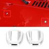 2pcs Car Windshield Wiper Spray Nozzle Trim Cover Protector Fit for Jeep Wrangler 2007 2017