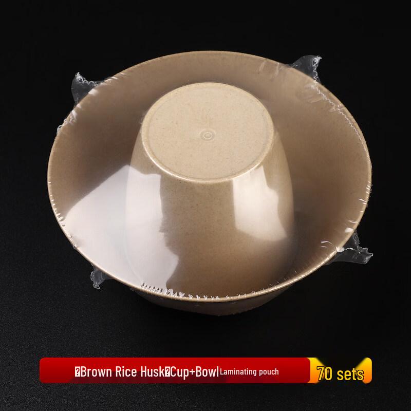 ZISIZ Disposable Food-Grade Plastic Tableware Set