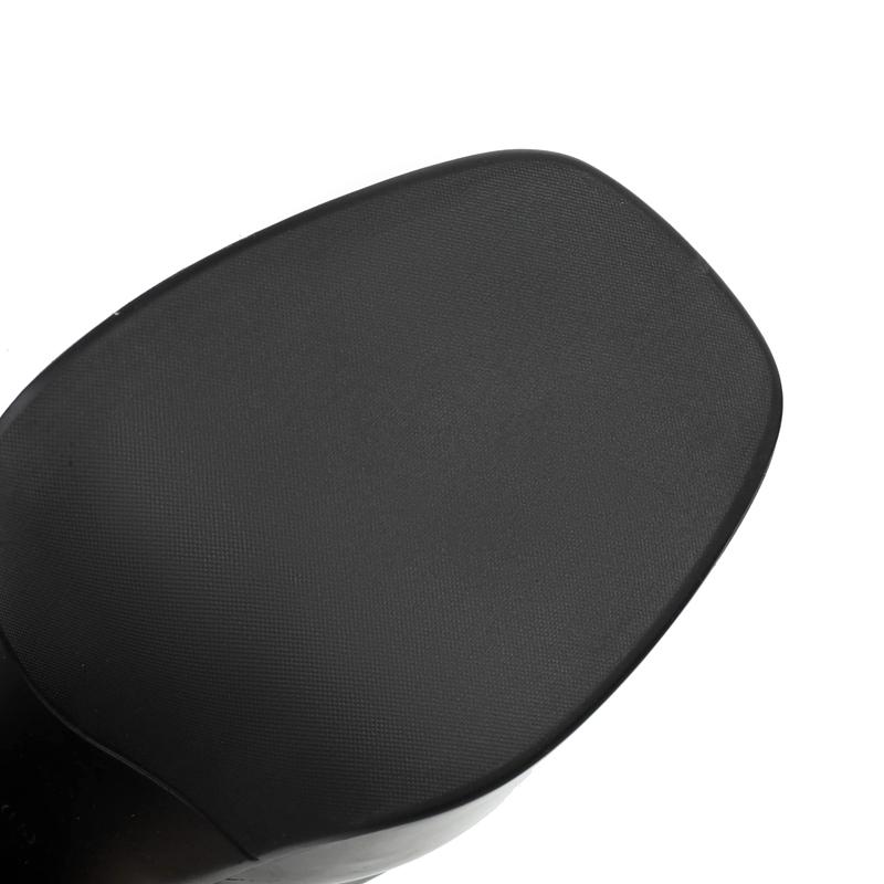 Mode Damen Neu Frühling/Sommer Nachtclub Echtes Leder Pailletten Elastisch Wasserdicht Plateau Bag Heel Großer Hoher Absatz Baotou Sandalen