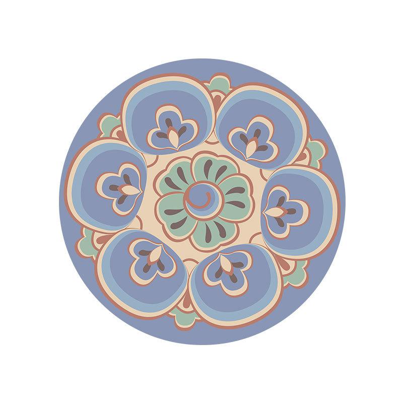 Stechapfel-Blumenmuster PU Platzset 4er-Set, Rutschfeste hitzeisolierte Tischsets für Esstisch, Leicht zu reinigen