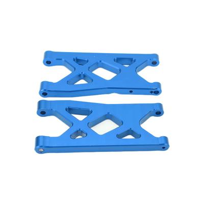 2pcs RC Rear Suspension Arm Aluminum Alloy RC Rear Swing Arms for ARRMA Senton 1 10 RC CarBlue