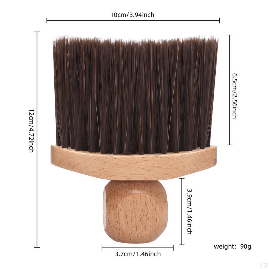 Barber Brush Hairbrush Neck Duster Professional Beard Cleaning Hair Cleaner Haircut Tool for