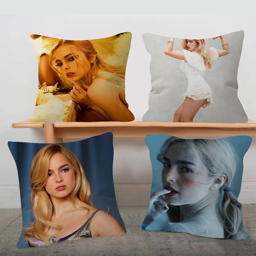 Singer Addison Rae Game For Cartoon Print Peripheral Pillow Case Cushion Cover Home Decor Birthday Gift Pillowcover