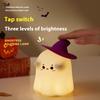 Rechargeable Halloween Led Night Light Bedroom Bedside For kids Pumpkin Silicone Gift Children’s Lamp Baby Child Nursery Cartoon