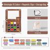Feile Bird Chinese Style Wooden Box 15-Color Watercolor Set with Sanxingdui Dunhuang Solid Palette