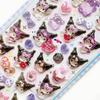 Cute Sanrio 3D Relief Stickers Aesthetic Kuromi Cinnamoroll My Melody Jelly Sticker Kawaii Decoration Bubble Decals Toys Gifts