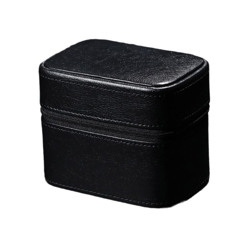 

Watch Jewelry Organizer 2 Watch Travel Case Storage Organiser Portable Watch Box Organizer Display Case for Women Men чёрный