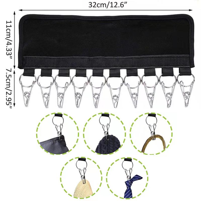 Foldable Baseball Hat Rack Towel Hanger Clip Rustproof wardrobe Closet Baseball Hat Clothes Organizer Hanging Holder saving spac