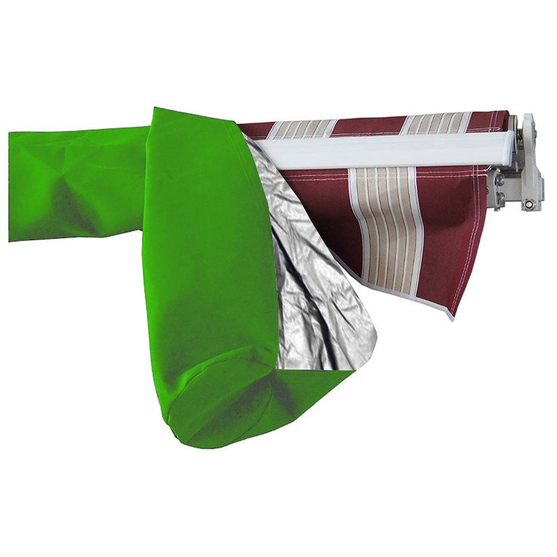 Outdoor Retractable Waterproof Patio Awning - Sun & Dust Protection, Multiple Colors Available