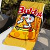 K-Kwaii Kreslený B-Buldak R-Ramen-S Ručník Rychleschnoucí Měkký Joga Plavání Fitness Horolezectví Velké Plážové Ručníky