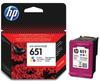 Hp 651 Tri-Colour (C2P11Ae) Ink Cartridge, Cmy