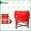 Mingji Chinese Red Cowhide Performance Drum Set