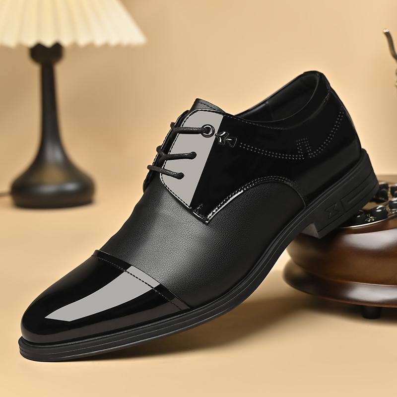 Fashion Fashiona Versatile Men Oxford Shoes  British Casual Business Flats Comfortable  Casual Shoes Leisure Walk Formal Dress Footwear