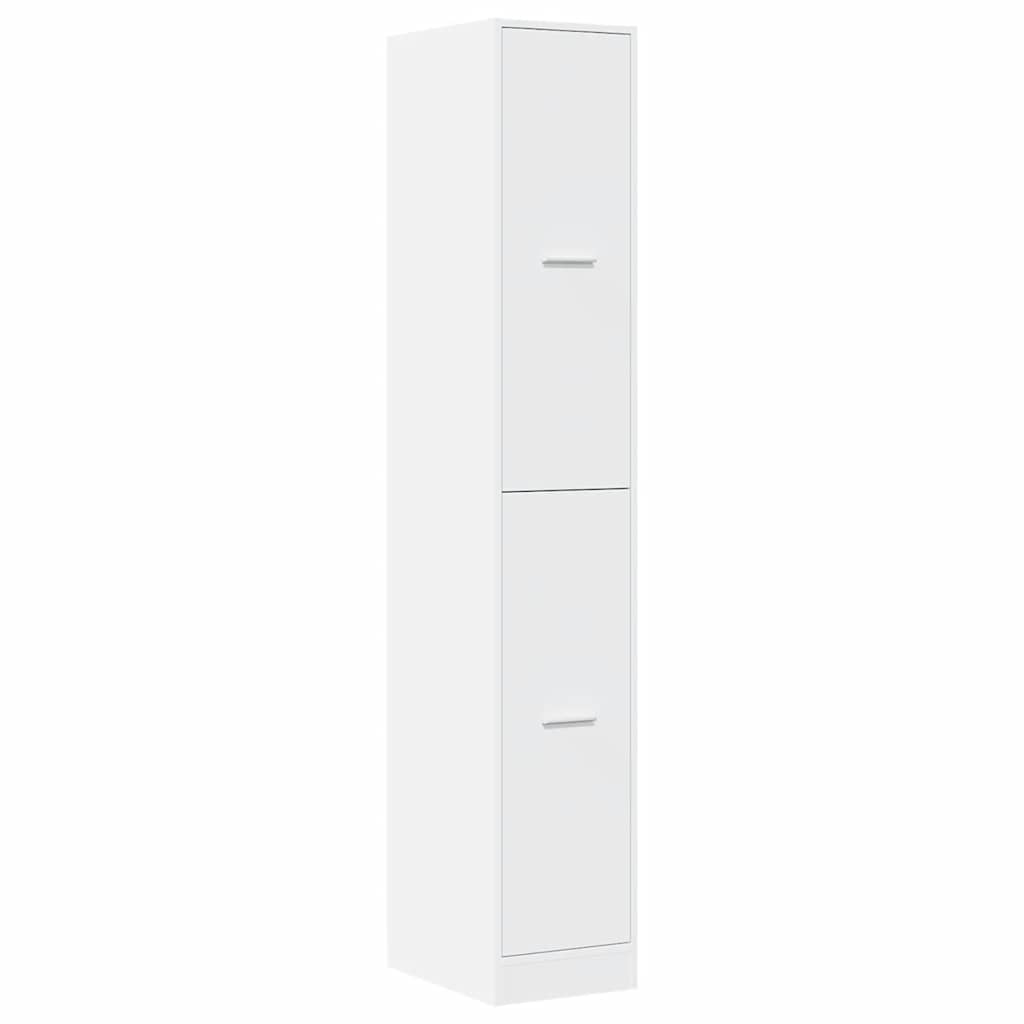 Vidaxl Szafka Apteczna, Biała, 30X41X174,5 Cm, Materiał Drewnopochodny