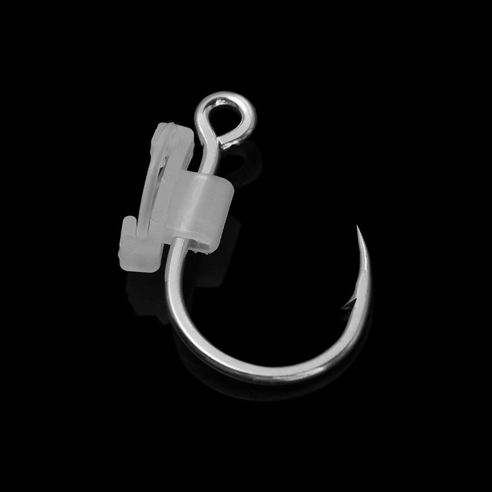 10Pcs High Strength Luminous Live Shrimp Fishing Hooks Sea Bass Carbon Steel Hook  Catfish Bass
