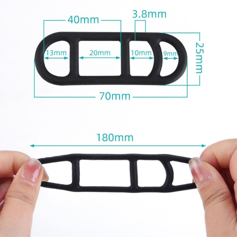 Bikes Silicones Strap Bikes Light Mount Bandages Bikes Flashlight Strap