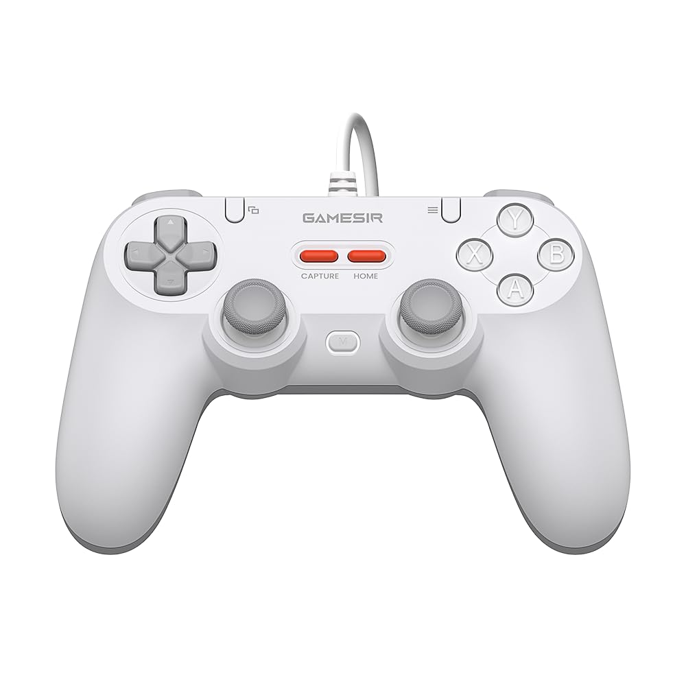 GameSir Tegenaria Lite Wired Controller for 1000Hz Polling Hall Effect Dual Vibration with Two Remappable and Turbo Function Support for and Switch