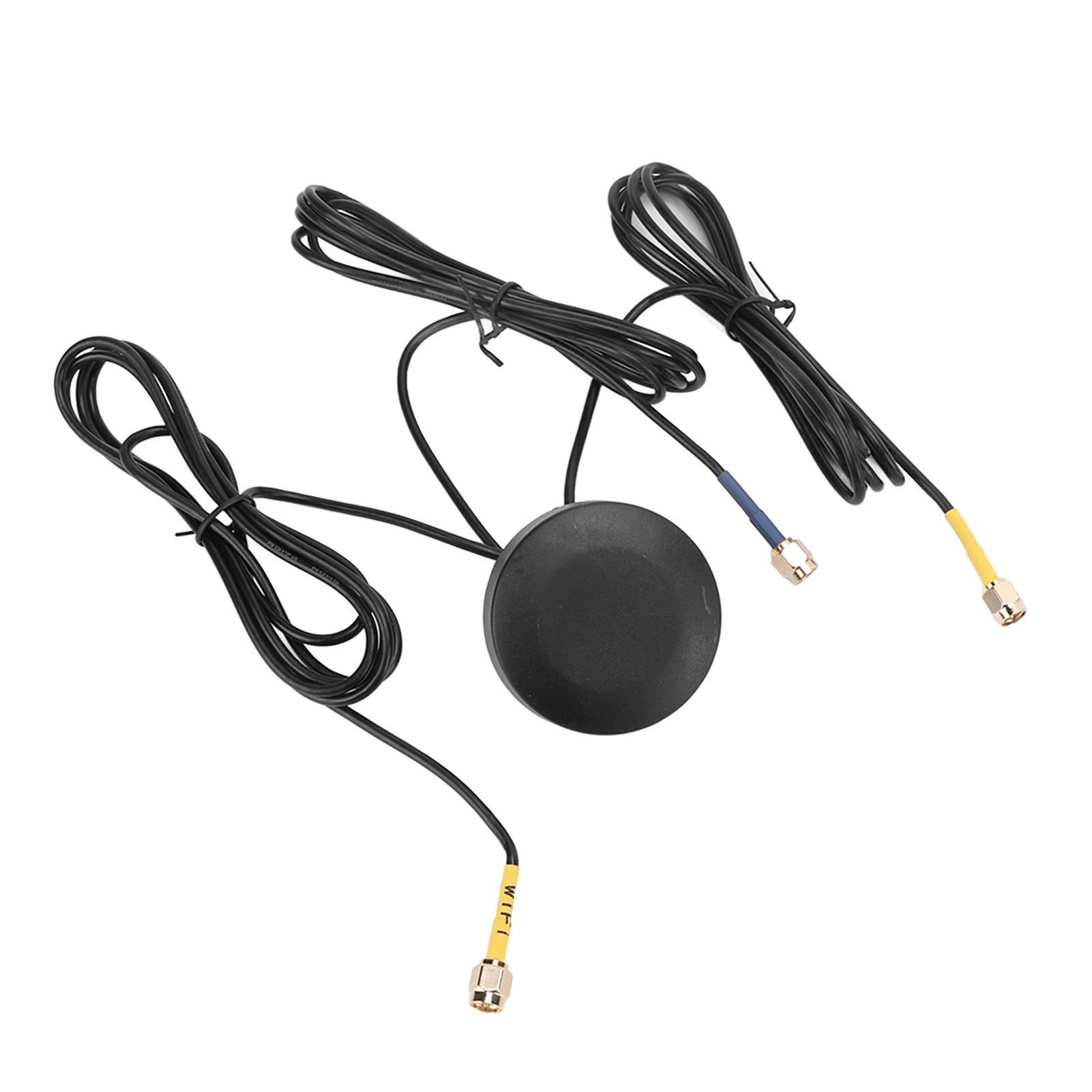 3 az 1-ben WIFI 4G GPS SMA férfi antenna IP67 vízálló kültéri kerek antenna GPSJG006