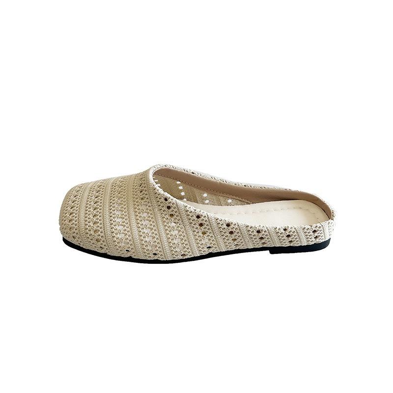French Vacation Niche Half-slipper Women's Spring and Summer Bracken Shoes