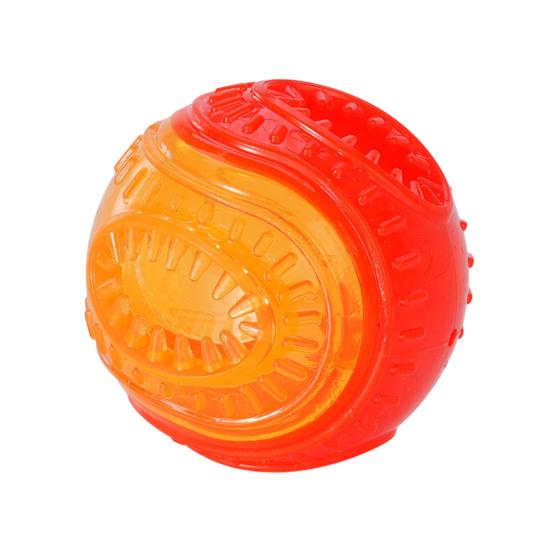 Dog Food Leakage Chew Ball Bite Resistant Pet Treat Dispensing Squeaky Toy Puppy Teething Interactive Boredom Enrichment