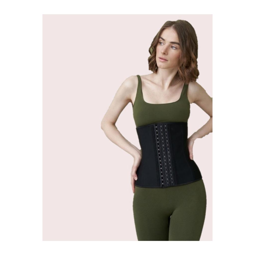 Tvigoso Modell 4 Stufen Trägerloses Postpartales Formendes Latex Korsett Hautfarbe