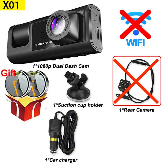 

Автомобильный видеорегистратор 3-канальный WiFi видеорегистратор для автомобилей камера 1080P видеорегистратор камера заднего вида для транспортного средства автомобильный видеорегистратор автомобильный аксессуар черный ящик NONE