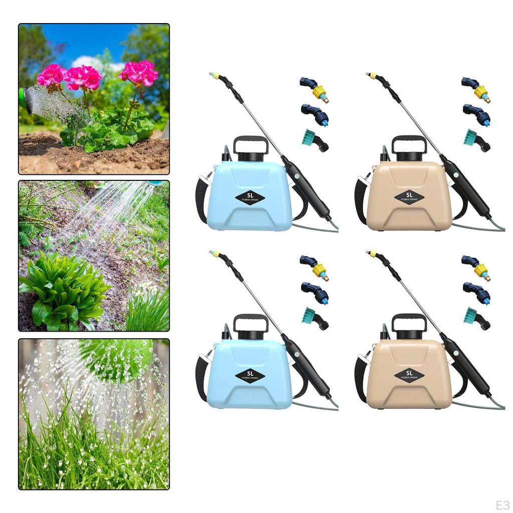 Pump Sprayers Watering Spray Bottle Telescope Rod Multiple Nozzles Electric Sprinkler Can