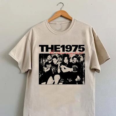 Rare  THE 1975 BAND Short Sleeve Sand Size S-345XL Tee Shirt SS23 Unisex T-Shirt