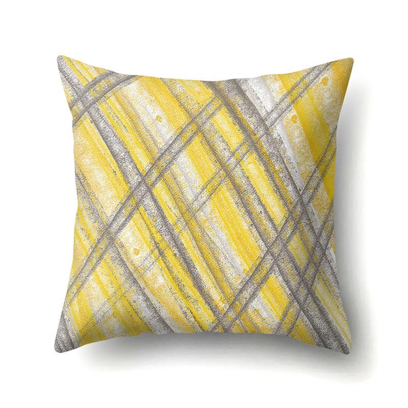 Polyester Kissenbezug Bedruckte Dekoration Sonnenblume Frühling und Herbst Heim Kissenbezug Auto Kissenbezug Nachttisch Kissenbezug