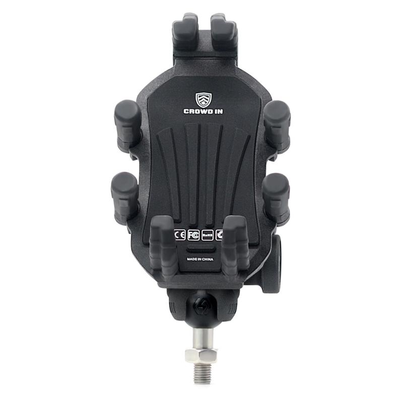 Motorcycle Phone Holder with Vibration Dampener & Secure Lock, Anti-Theft Motorcycle Phone Mount Handlebar Phone Holder