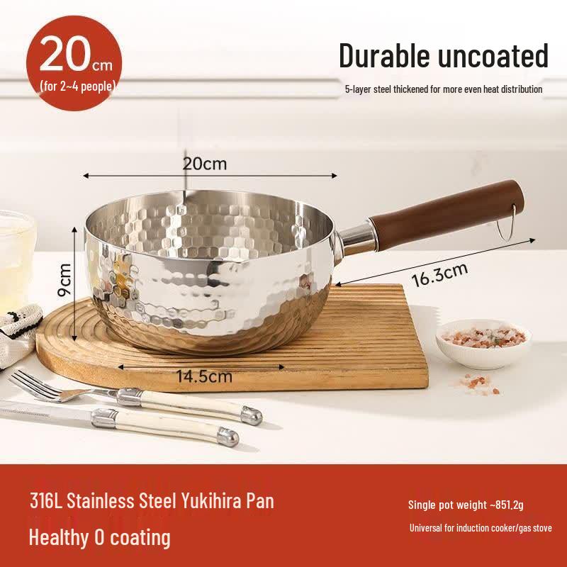 HANDUNYOU 316L Stainless Steel Multi-purpose Pot