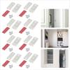 Magnetic Cabinet Catches Door Stops Magnet Invisible Soft-Catch Ultra-Thin Hidden Door Closet with Screw for Furniture