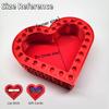 Irriterande inbäddad skruv presentförpackning Alla hjärtans dag presentförpackning Återanvändbar Hjärformad Nyhet 3D-printad presentfodral för födelsedag årsdag