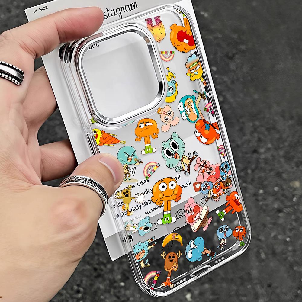 

Cartoon Amazing WorldS G-GumballS Phone Case For Samsung Galaxy S25 S24 S23 S22 S21 S20 Note20 FE Ultra Edge Plus 4G 5G Cover Samsung S25 Edge 5G
