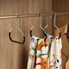 5Pack Hat Hooks Non-Slip Coated S Hooks Heavy Duty Closet Organizer for Ties Scarves Handbags Portable Wardrobe Storage Hanger