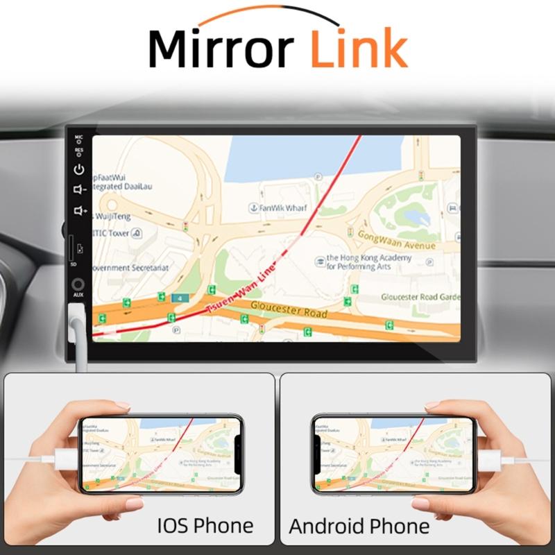 Universal Car Radio Stereo Aux Input Receiver AudioMP5 Multimedia Player 7 Inch