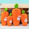 Rabbit Carrot Plush With Long Strap Kids Sleeping Pillow Cuddly Home Decor