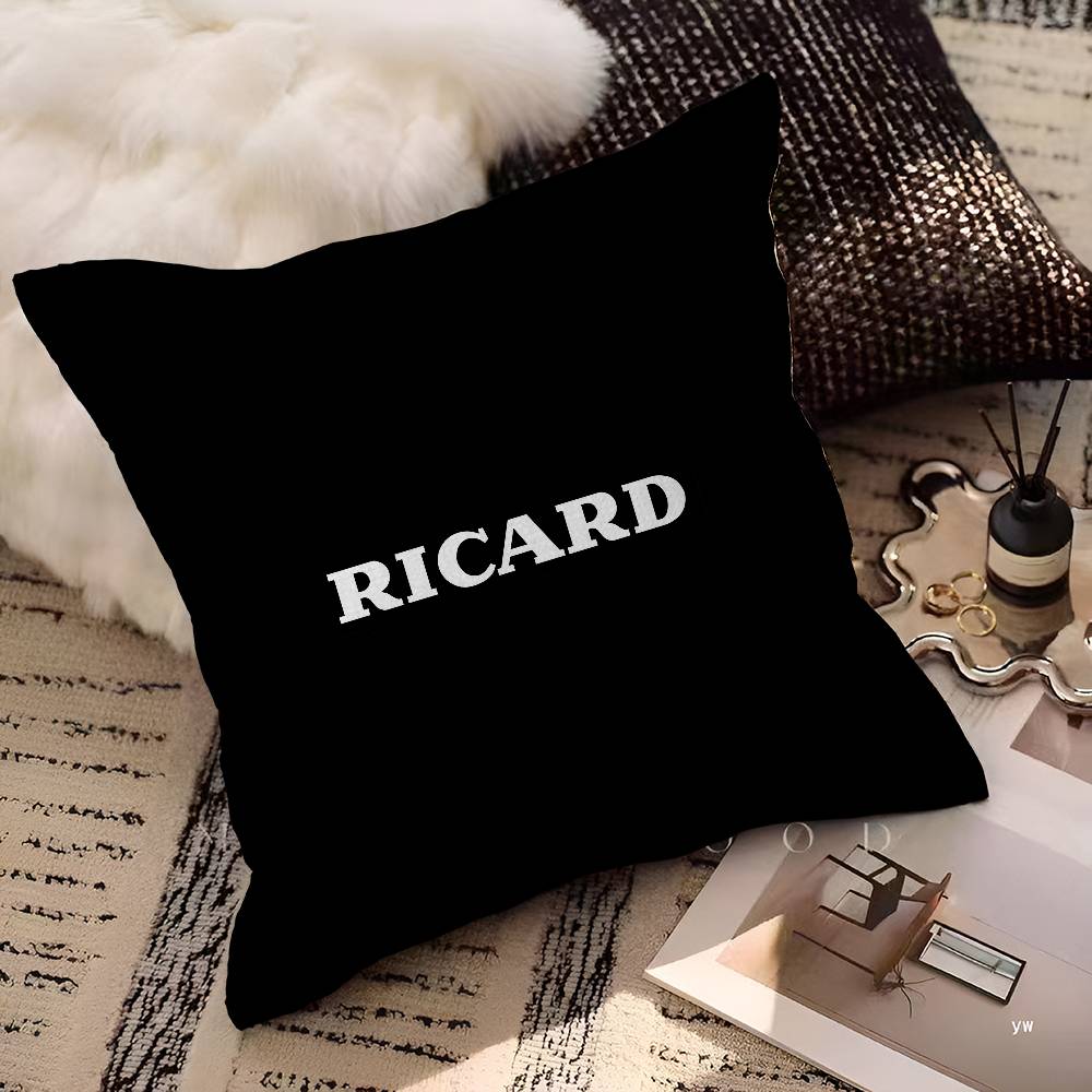 R-Ricards Logo Cushion Cover Decorative Pillow Sofa Home Decor Case Pillow Cases