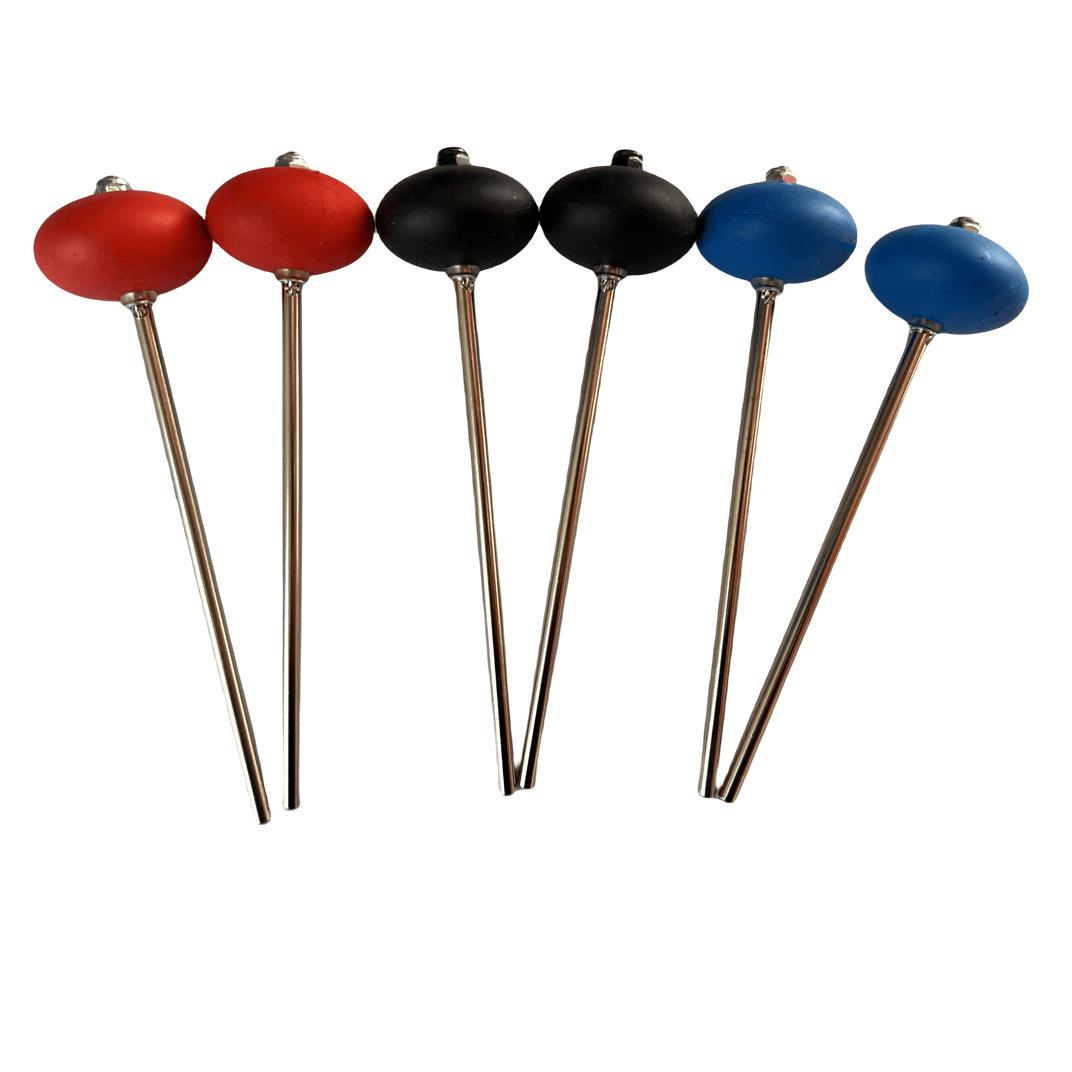 

Aluminum Plate Glockenspiel Mallet | Steel Xylophone & Drum Stick | Bānzi Qin Mallet with Metal Handle Single Price красный